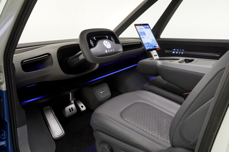 Illustration for article titled The Volkswagen I.D. Buzz Cargo Is the Future of Home Delivery